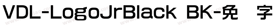 VDL-LogoJrBlack BK字体转换